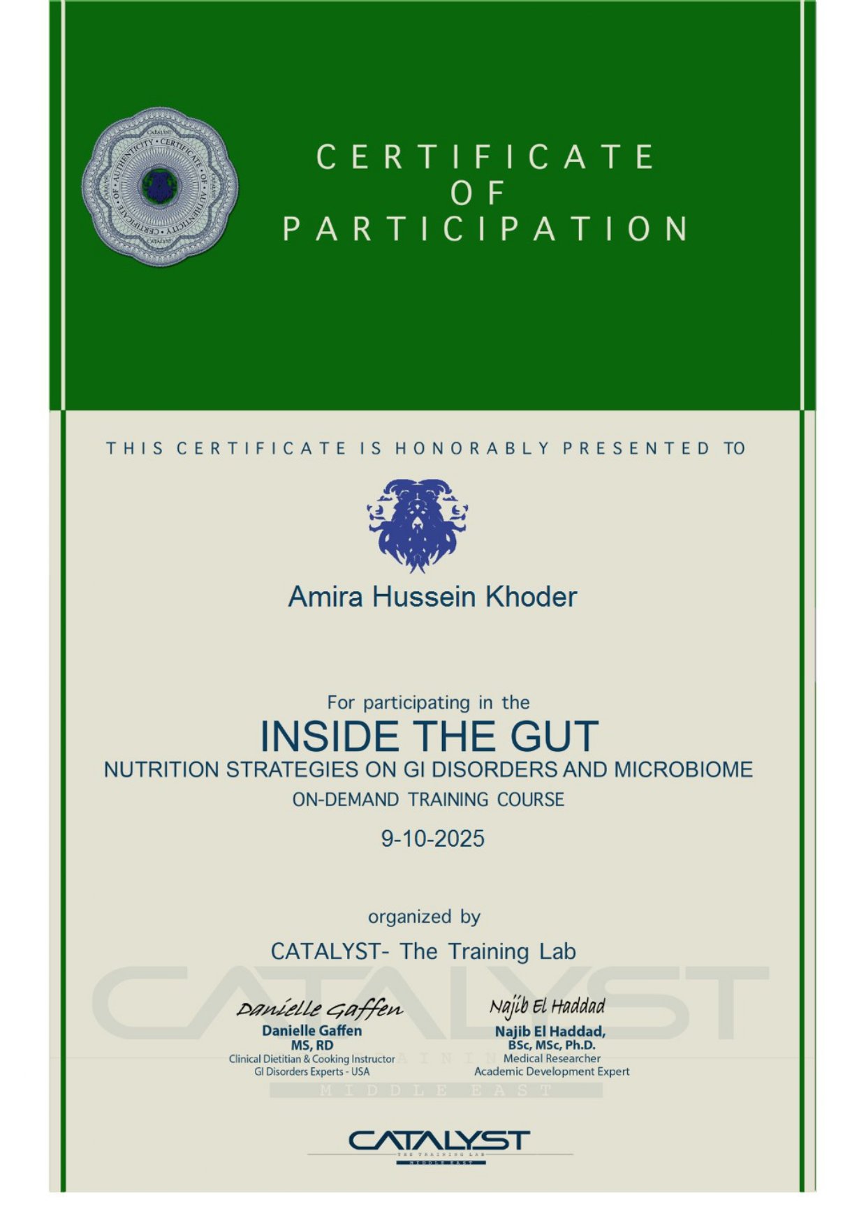 INSIDE THE GUT